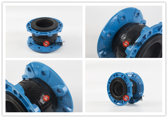 DN125-PN16耐高溫KXT-Ⅱ可曲撓性橡膠軟接頭-球磨法蘭 DN125-PN16耐高溫KXT-Ⅱ可曲撓性橡膠軟接頭-球磨法蘭
